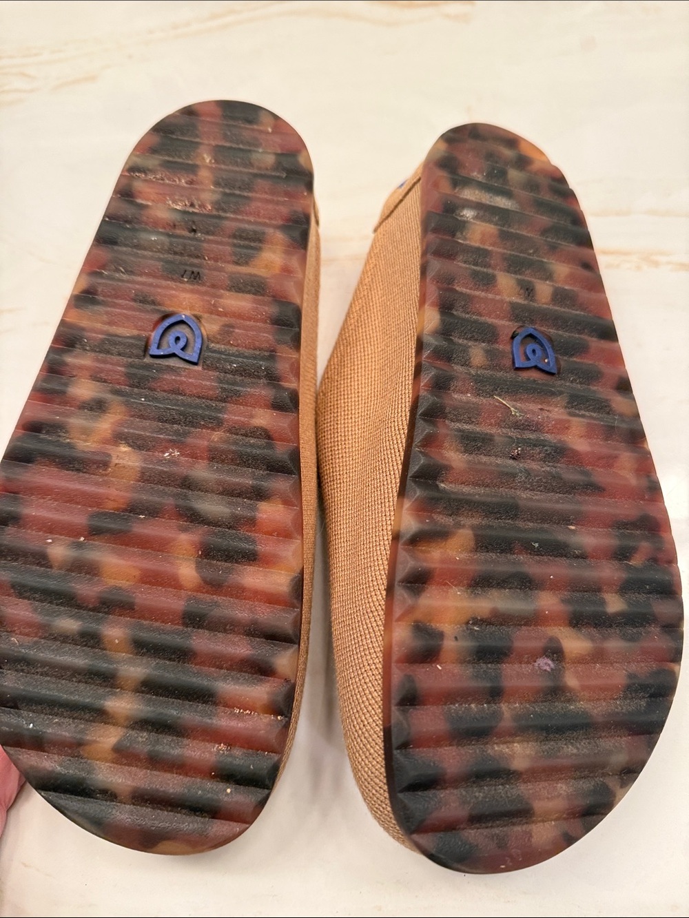 Rothy's Tan Knit Slip-On Flats - Picture 4 of 6